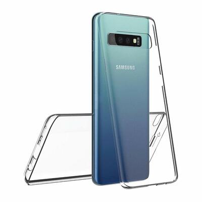 Microsonic Samsung Galaxy S10 Plus Kılıf Komple Gövde Koruyucu Silikon Şeffaf