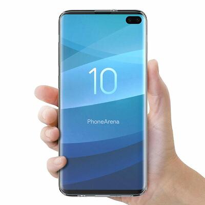 Microsonic Samsung Galaxy S10 Plus Kılıf Komple Gövde Koruyucu Silikon Şeffaf