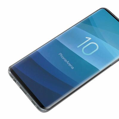 Microsonic Samsung Galaxy S10 Plus Kılıf Komple Gövde Koruyucu Silikon Şeffaf