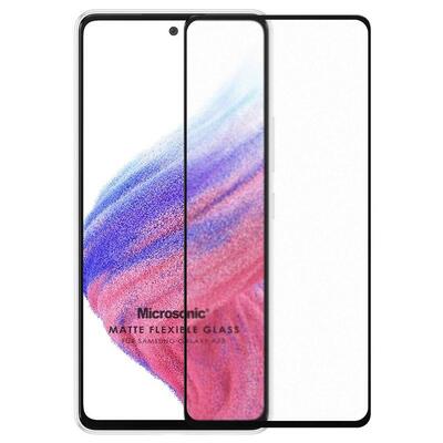 Microsonic Samsung Galaxy A73 5G Seramik Matte Flexible Ekran Koruyucu Siyah