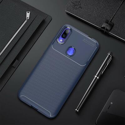 Microsonic Xiaomi Redmi Note 7 Pro Kılıf Legion Series Lacivert