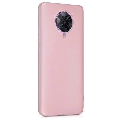 Microsonic Xiaomi Poco F2 Pro Kılıf Matte Silicone Rose Gold