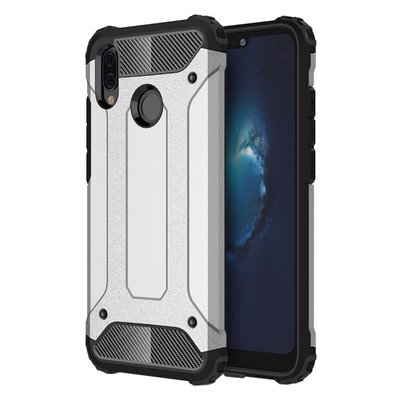 CaseUp Huawei P20 Lite Kılıf Tank Gümüş