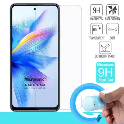Microsonic Infinix Hot 40i Nano Glass Cam Ekran Koruyucu