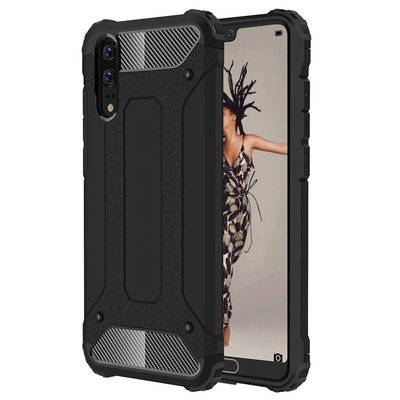 CaseUp Huawei P20 Kılıf Tank Siyah