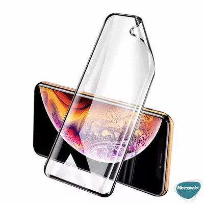 Microsonic Apple iPhone 14 Pro Crystal Seramik Nano Ekran Koruyucu Siyah (2 Adet)