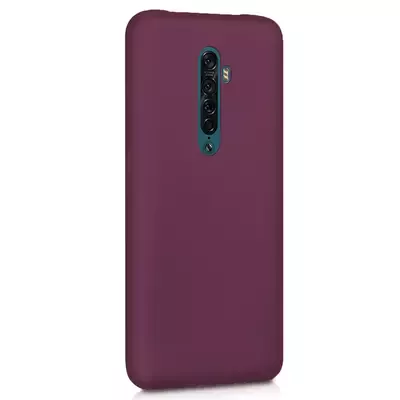 Microsonic Matte Silicone Oppo Reno 2 Kılıf Mor