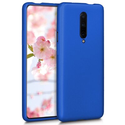 Microsonic OnePlus 7 Pro Kılıf Matte Silicone Mavi