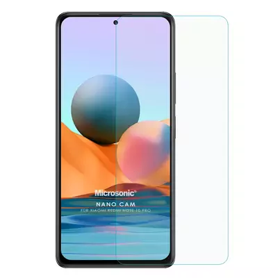 Microsonic Xiaomi Redmi Note 10 Pro Max Nano Glass Cam Ekran Koruyucu