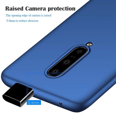 Microsonic OnePlus 7 Pro Kılıf Matte Silicone Lacivert