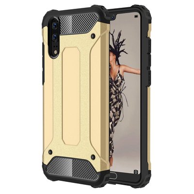 CaseUp Huawei P20 Kılıf Tank Gold