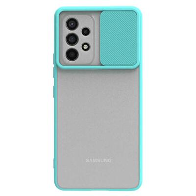 Microsonic Samsung Galaxy A23 Kılıf Slide Camera Lens Protection Turkuaz