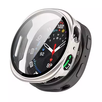 Microsonic Samsung Galaxy Watch 8 44mm Kılıf Matte Premium Slim WatchBand Starlight