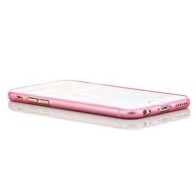 Microsonic Slim Kılıf Transparent Soft iPhone 6 Plus (5.5'') Kılıf Transparent Soft Pembe