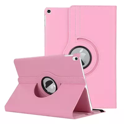 Microsonic Apple iPad Air 3 10.5'' 2019 (A2152-A2123-A2153-A2154) Kılıf 360 Rotating Stand Deri Açık Pembe