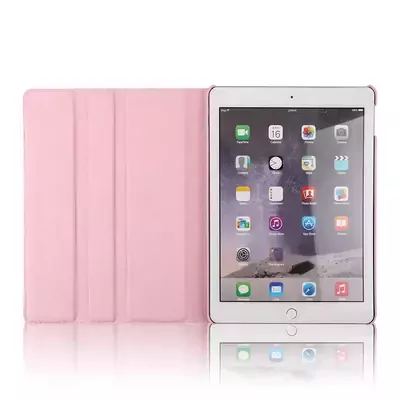 Microsonic Apple iPad Air 3 10.5'' 2019 (A2152-A2123-A2153-A2154) Kılıf 360 Rotating Stand Deri Açık Pembe