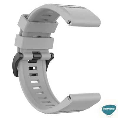 Microsonic Garmin Enduro / Enduro 2 Kordon Quick Fit Strap Band Gri