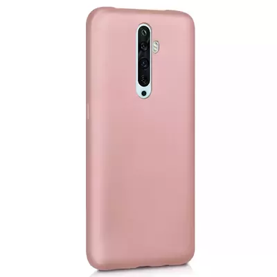 Microsonic Matte Silicone Oppo Reno 2Z Kılıf Rose Gold