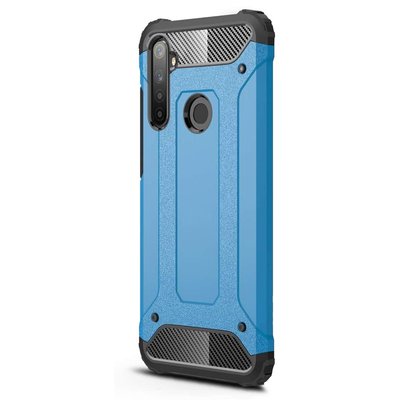 Microsonic Realme 6i Kılıf Rugged Armor Mavi