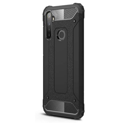 Microsonic Realme 6i Kılıf Rugged Armor Siyah