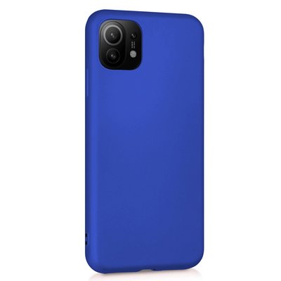 Microsonic Xiaomi Mi 11 Kılıf Matte Silicone Mavi