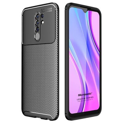 Microsonic Xiaomi Redmi 9 Kılıf Legion Series Siyah