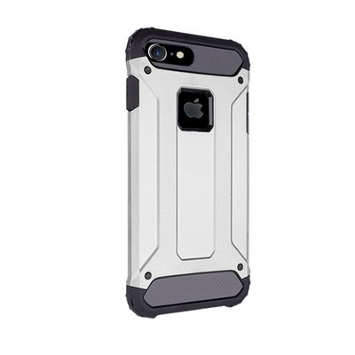 CaseUp Apple iPhone 8 Kılıf Tank Gümüş