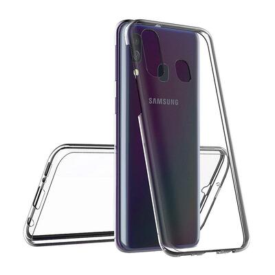 Microsonic Samsung Galaxy A40 Kılıf Komple Gövde Koruyucu Silikon Şeffaf