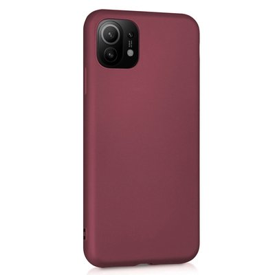 Microsonic Xiaomi Mi 11 Kılıf Matte Silicone Mor