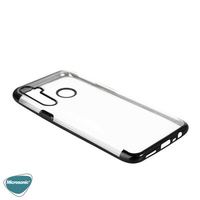 Microsonic Realme 6i Kılıf Skyfall Transparent Clear Gümüş