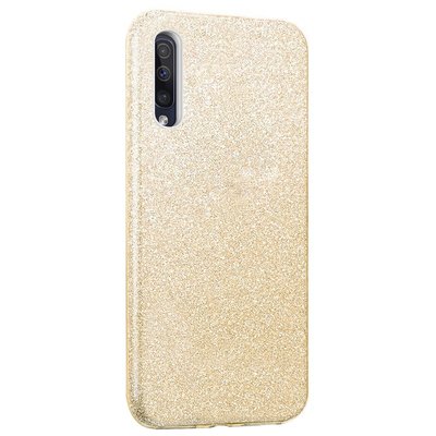 Microsonic Samsung Galaxy A70 Kılıf Sparkle Shiny Gold