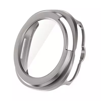 Microsonic Samsung Galaxy Watch 8 Classic 46mm Kılıf Matte Premium Slim WatchBand Titanyum