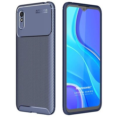 Microsonic Xiaomi Redmi 9A Kılıf Legion Series Lacivert