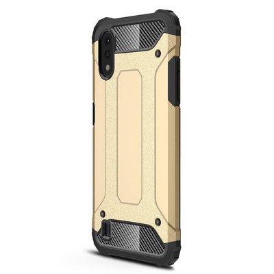 Microsonic Samsung Galaxy A01 Kılıf Rugged Armor Gold