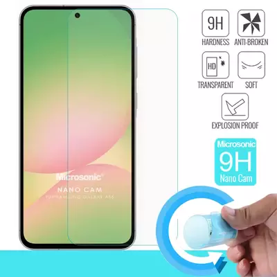 Microsonic Samsung Galaxy A56 Nano Glass Cam Ekran Koruyucu