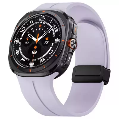 Microsonic Samsung Galaxy Watch 8 Classic 46mm Kordon Ribbon Line Lila