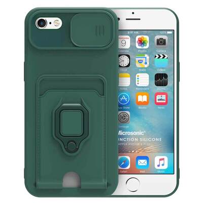 Microsonic Apple iPhone 6S Plus Kılıf Multifunction Silicone Yeşil