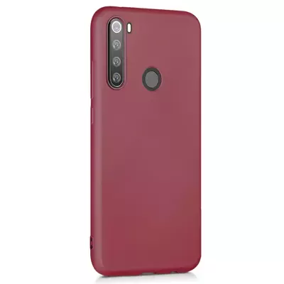 Microsonic Matte Silicone Xiaomi Redmi Note 8T Kılıf Mor