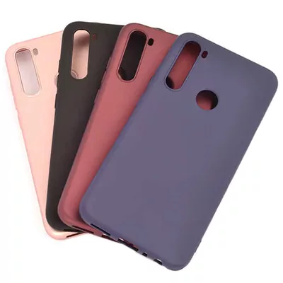 Microsonic Matte Silicone Xiaomi Redmi Note 8T Kılıf Mor