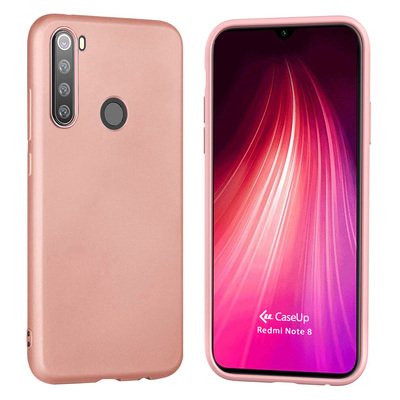 CaseUp Xiaomi Redmi Note 8 Kılıf Matte Surface Rose Gold