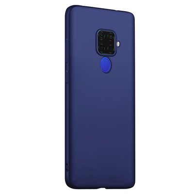 Microsonic Huawei Mate 30 Lite Kılıf Matte Silicone Lacivert