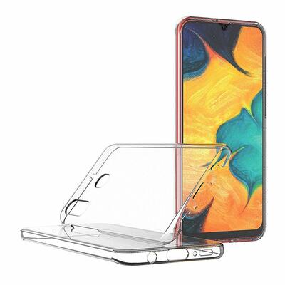 Microsonic Samsung Galaxy A30 Kılıf Komple Gövde Koruyucu Silikon Şeffaf