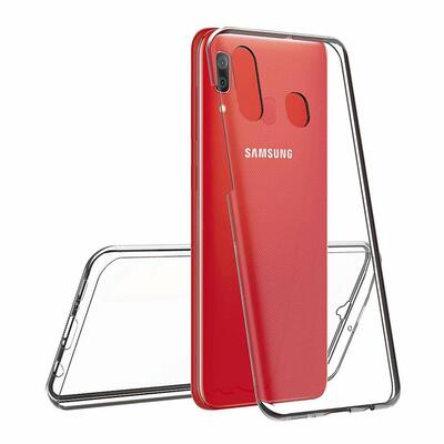 Microsonic Samsung Galaxy A30 Kılıf Komple Gövde Koruyucu Silikon Şeffaf