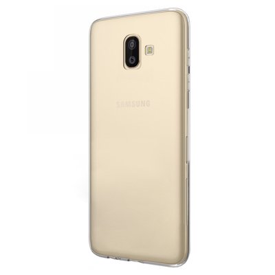 Microsonic Samsung Galaxy J6 Plus Kılıf Transparent Soft Beyaz