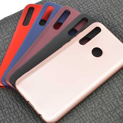 Microsonic Huawei Y6S 2019 Kılıf Matte Silicone Lacivert