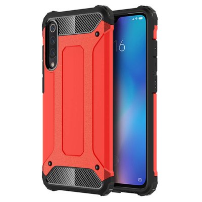 Microsonic Xiaomi Mi 9 SE Kılıf Rugged Armor Kırmızı