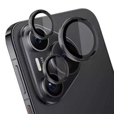 Microsonic Huawei Pura 70 Pro Tekli Kamera Lens Koruma Camı Siyah