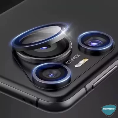 Microsonic Huawei Pura 70 Pro Tekli Kamera Lens Koruma Camı Siyah