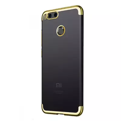 Microsonic Xiaomi Mi 5X Kılıf Skyfall Transparent Clear Gold