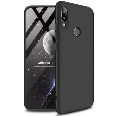 Microsonic Xiaomi Redmi Note 7 Pro Kılıf Double Dip 360 Protective AYS Siyah